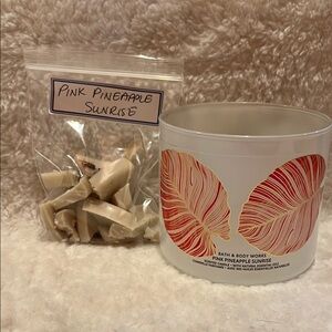 Bath & Body Works Pink Pineapple Sunrise Leftover Wax Melts